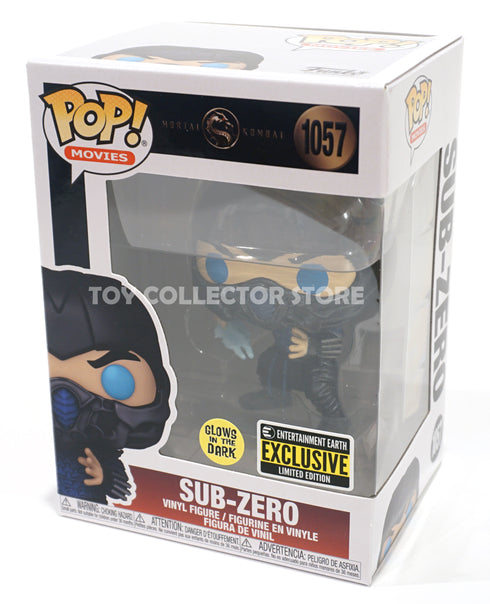 Sub Zero 1057 Funko Vinyl Figure Mortal Kombat Exclusive Glow